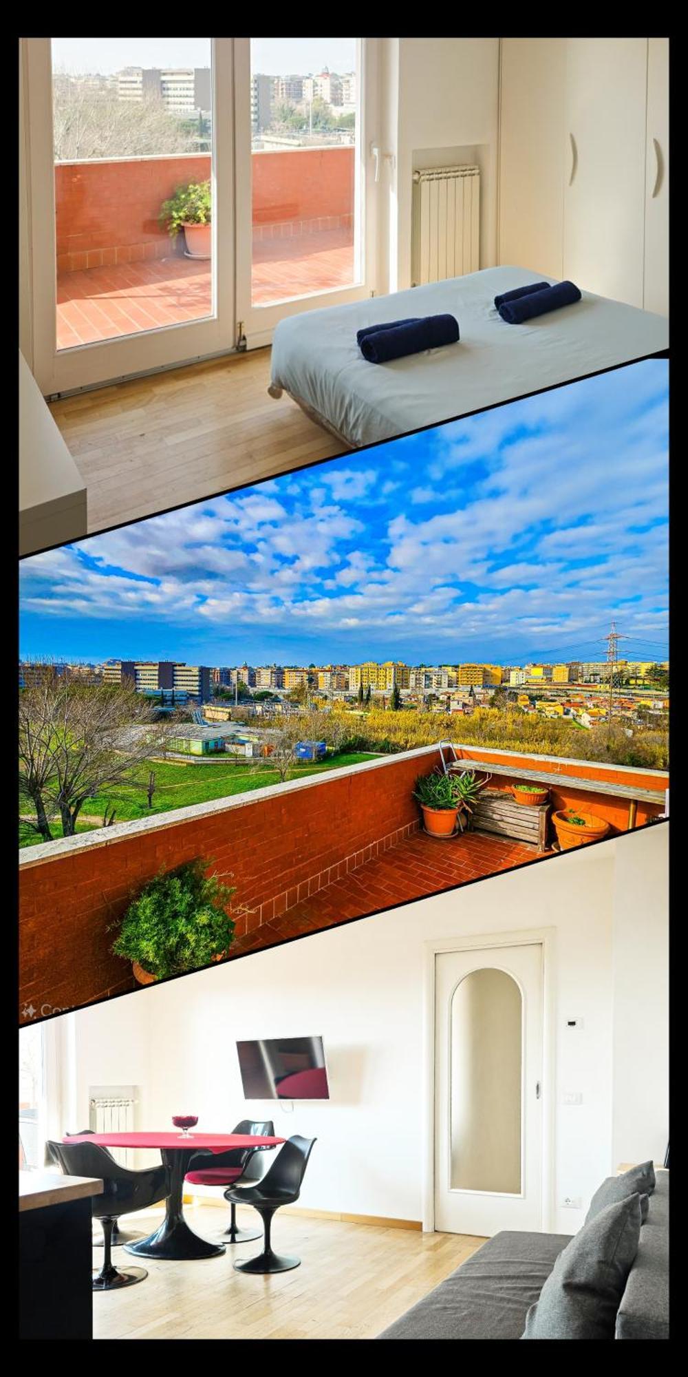 Rome Sunset Terrace Attic Apartment Bagian luar foto